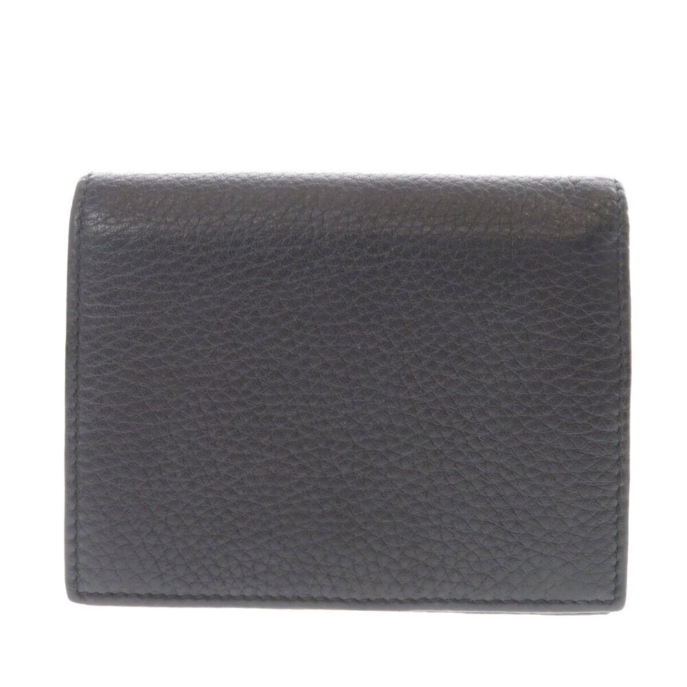 Prada bi fold leather Wallet Black